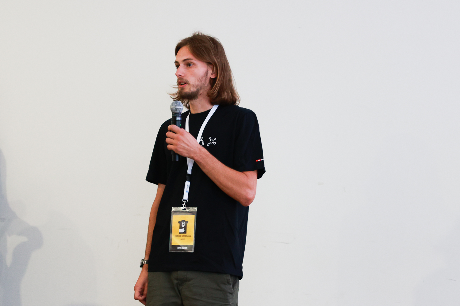 portrait of a focused male DevOps engineer